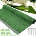 thumbnail image 4 of 1cm Grass Height High Density Realistic Artificial Turf Grass Carpet Synthetic Lawn Rug Garden Dcor, 4 of 5