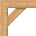 thumbnail image 3 of Ekena Millwork 7 1/2"W x 26"D x 26"H Traditional Block Smooth Bracket w/ Offset Brace, Western Red Cedar, 3 of 25