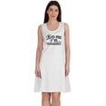 thumbnail image 1 of Inkmeso Kiss Me ITMm T-shirt Vacciné Drôle Pro Vaccin Robe d'Été Col Rond, 1 of 8