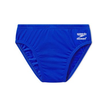 Speedo Youth Boys Swimsuit Brief Endurance+ Solid - Speedo Blue, Size: 22YTH