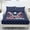 American Bald Eagle Pattern, variant on Whosucclay Flash American Flag 3 Piece Fitted Sheets, High Stretch Bed Set for Home Decor, 1 Fitted Sheet and 2 Pillowcases, No Flat Sheet Machine Washable Full Wrap, Twin Size