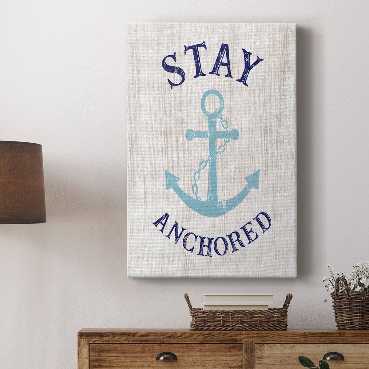 Stay Anchored Premium Gallery Wrapped Canvas - Ready to Hang