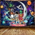 thumbnail image 3 of Drgilau Blacklight Trippy Space Mushroom 60''x 40'' Tapestry, 3 of 3