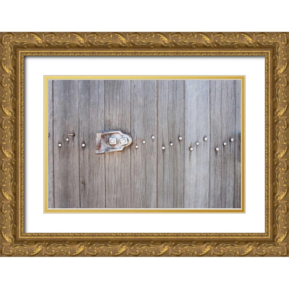 Murdock, Ramona 32x23 Gold Ornate Wood Framed with Double Matting ...