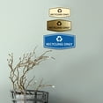 thumbnail image 5 of Fancy Recycling Only Sign (Black Gold) - Large, 5 of 5