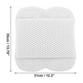 thumbnail image 3 of Unique Bargains 1 Pc Curved Style Bath Pillow for Head and Neck 13.78"x12.2"x2.17" White, 3 of 6