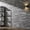 Graphite, variant on Ultimate Premium Products 3D Styrofoam Wall Panels, Lightweight Carved Stone Design, 11 SqFt Pack, Frostone
