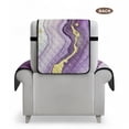thumbnail image 7 of TSOVTHRID Purple Gold Marble Texture Print Recliner Slipcover Non Slip Lazy Boy Chair Covers for Reclining Chair with Pocket Soft Couch Cover 1 Seat Recliner Sofa Slipcovers for Living Room, 7 of 7