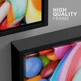 thumbnail image 4 of wall26 Framed Canvas Print Wall Art Set Variety of Rainbow Candy Food Dessert Photography Realism Contemporary Scenic Colorful Multicolor for Living Room, Bedroom, Office - 16"x24"x3 BLACK, 4 of 5