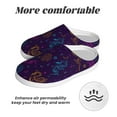 thumbnail image 6 of KLL Colorful Snake Pattern Adult Unisex Cozy Slippers,Fuzzy Slip-on Slippers TPR Sole Slippers Comfort Plush Home Footwear for Indoor & Outdoor-39/40, 6 of 7