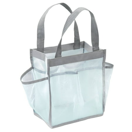 Water-Resistant Tote for Bathroom Shower, College Dorm, Garden, Beach, Plastic By
