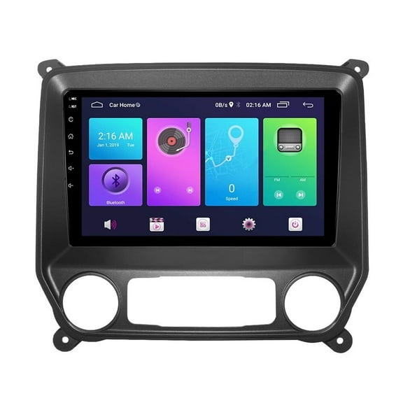 Torovo Android Car Stereo for CHEVROLET Silverado 2014-2018 2 Din Radio GPS Navigation IPS Touch Screen Multimedia Player Support 4G Carplay SWC Wifi Mirror Link DSP BT(Size:8 core 4G wifi 4G 64G)