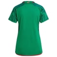 thumbnail image 2 of Jersey Adidas Local Selección Nacional México Qatar 2022 para Mujer verde XS, 2 of 6