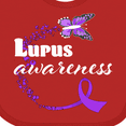 thumbnail image 4 of Inktastic Lupus Awareness butterfly ribbon Boys or Girls Baby Bib, 4 of 4