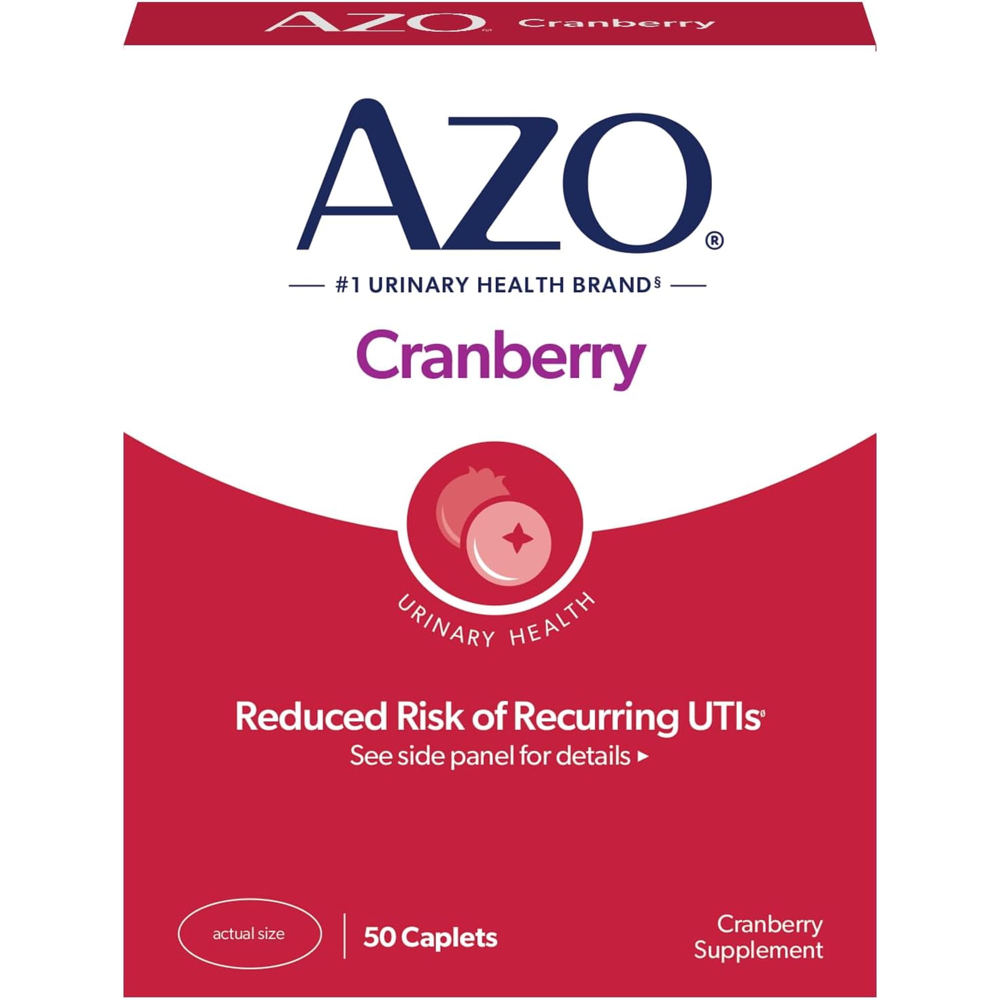 (Pack Of 7) Azo Urinary Tract Cranberry 50 Capsules