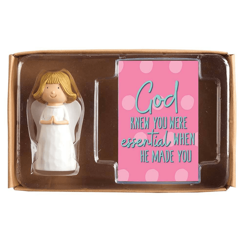 Itty Bitty Blessings Card/Angel With Praying Hands