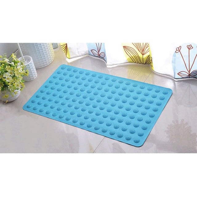 Openpig Bathtub Mat for Shower, Soft Rubber Bath Mat Non Slip with Suction Cups Tub Mat for Bathroom for Kids Extra