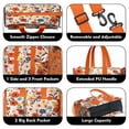 thumbnail image 3 of Teacher Tote Bag,Pioneer Flower Floral Print Pattern Teacher Utility Tote Bag,Large Work Tote Bags for Women with Multiple Pockets,Top Zipper Closure,13.8x10.6x6.7 Inch, 3 of 5