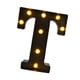 thumbnail image 5 of Lámpara de letras de marquesina LED, lámpara de letras de marquesina iluminada, letrero del alfabeto iluminado para dormitorio , T 6.89x8.58x1.57inch Tamaño: 689 x 858 x 157 pulgadas, 5 of 9