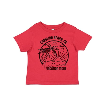 

Inktastic Summer Vacation Mode Carolina Beach North Carolina Gift Toddler Boy or Toddler Girl T-Shirt