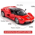 thumbnail image 4 of Modelo de coche Ferrari a escala 1:32 con sonido y luz para niños, 4 of 5