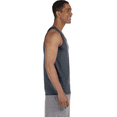 thumbnail image 2 of G220 Gildan Adult Ultra Cotton Tank Charcoal M, 2 of 6