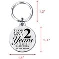 thumbnail image 2 of 1 Year Work Anniversary Employee Gifts, 1st Work Anniversary Decorations, Thank You 1 Year Employee Anniversary Keychin Gifts, 2 of 5