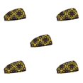 thumbnail image 2 of Diademas Deportes Sonducket Flor geométrica Transpirable Turbante 5piezas, 2 of 6
