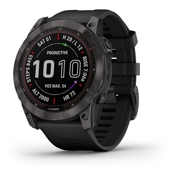 Reloj Garmin Fenix 7x Solar Zafiro Titanio Gris Oscuro 51mm