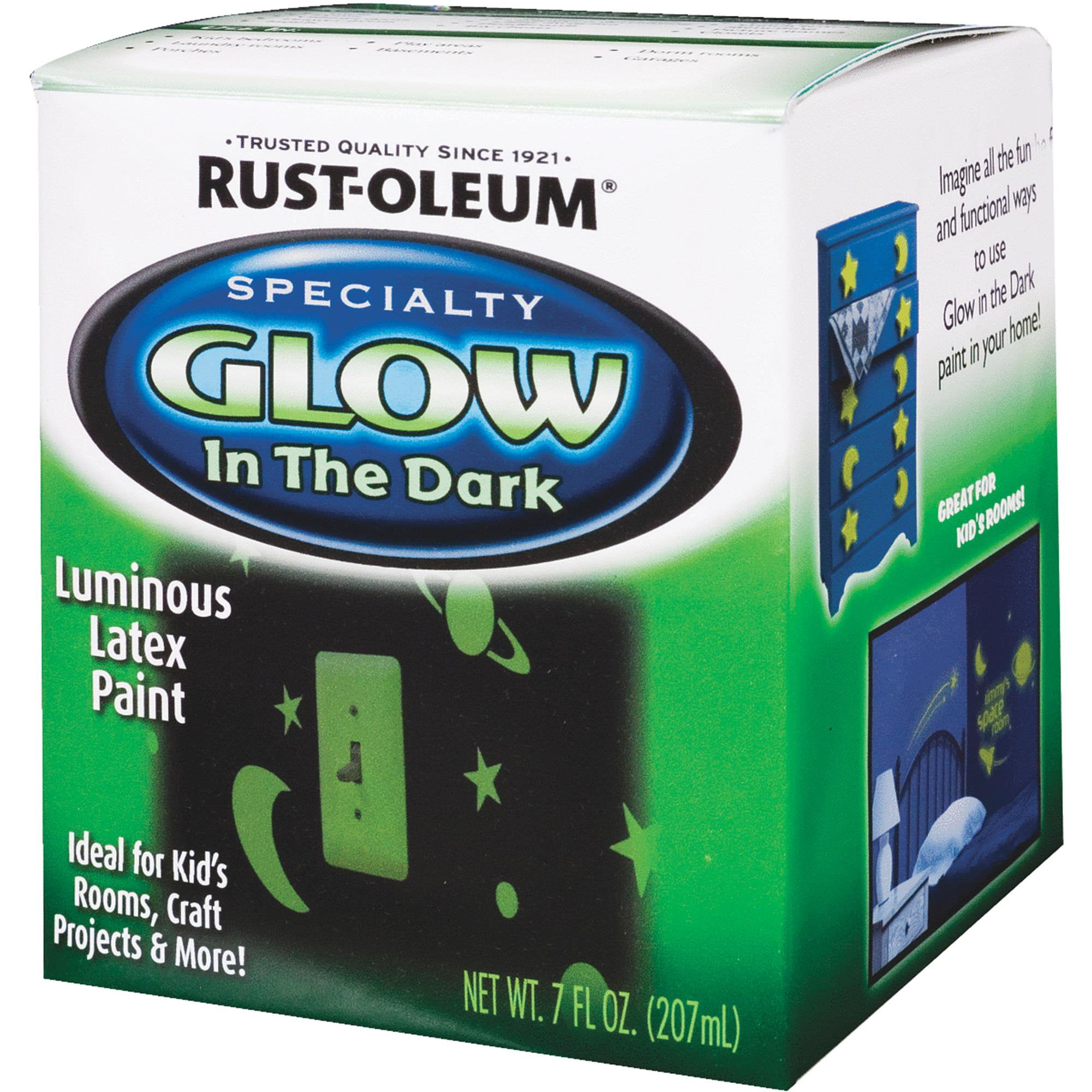 Rust Oleum Glow In The Dark Luminous Paint Walmart Com Walmart Com