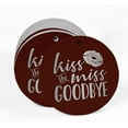 thumbnail image 2 of Inkdotpot Silver Foil Paper Hang Tags Kiss The Miss Goodbye Bridal Shower Favor Tags 100 Pieces, 2 of 6