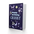 thumbnail image 2 of Happy Birthday Gran Granny Bird Leaf Ornate Greetings Card Plus Envelope Blank inside, 2 of 3