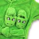 thumbnail image 4 of Bata de bebé - Juego de bata de baño de felpa suave - Toalla de baño de bebé y pantuflas para niños + turbante para niñas Juego de bata (cocodrilo verde, 0-9 meses) Estrella naciente Bata de baño, 4 of 6