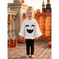 thumbnail image 6 of RUINIXCW Kids Toddler Baby Halloween Pumpkin Costumes Boys Girls Cute Pumpkin Cloak Hooded Cape Poncho Toddler Cosplay Party Clothes, 6 of 9