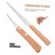 thumbnail image 3 of 2 Piezas de Cuchillo para Reparar Arcilla, Cortador de Desbaste, Herramientas para Esculpir Cerámica, Herramientas de Joyería para Hacer Joyas, Herramienta de Fijación en Caliente, 3 of 5