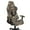 Deer Hunting Camo, variant on Jiueut Brown Cow Print Gaming Chair Cover with Armrest Cover, Washable Computer Chair Slipcovers Stretchable Gaming Desk Chairs Seat Protector with Elastic Bottom