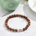 thumbnail image 6 of 98pcs 8mm Natural Wooden Beads Finished Rosewood Beads Wooden Loose Spacer Beads for Jewelry Making and DIY Crafts - Coconut Brown, 6 of 8