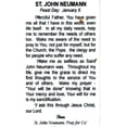 thumbnail image 2 of St. John Neumann holy card - laminated - Pack of 25, 2 of 2