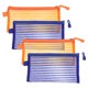 thumbnail image 5 of unbranded 4Ud Estuche Con Cremallera Para Archivos Uso Diario Material Duradero Y Visible, 5 of 8