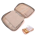 thumbnail image 3 of Xirurus Portable Jewelry Travel Case Ring Binder Storage Book with Clear Pockets Zippered Organizer for Necklaces Earrings Rings Bracelets Pink 11.02in, 3 of 9