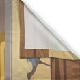 thumbnail image 3 of Ambesonne Vintage Egyptian Kitchen Curtains, Cleopatra Pyramids, 55"x45", Ceil Blue Dark Yellow, 3 of 3