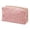 Pink, variant on Corduroy Pencil Pouch with Large Capacity, Soft Zipper Pen Case for Travel and Office, Versatile Storage Bag for Makeup and Stationery, 7.1x3.0x4.1 Inch.