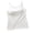 White, variant on Staron Women's V Neck Tank Top with Built-in Bra Seamless Padded Camisole Casual Comfy Sleeveless Stretchy Basic Fashion, White S