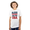 thumbnail image 3 of Bless Your Heart and the USA Cute Women's Graphic T Shirt Tees Brisco Brands S, 3 of 6