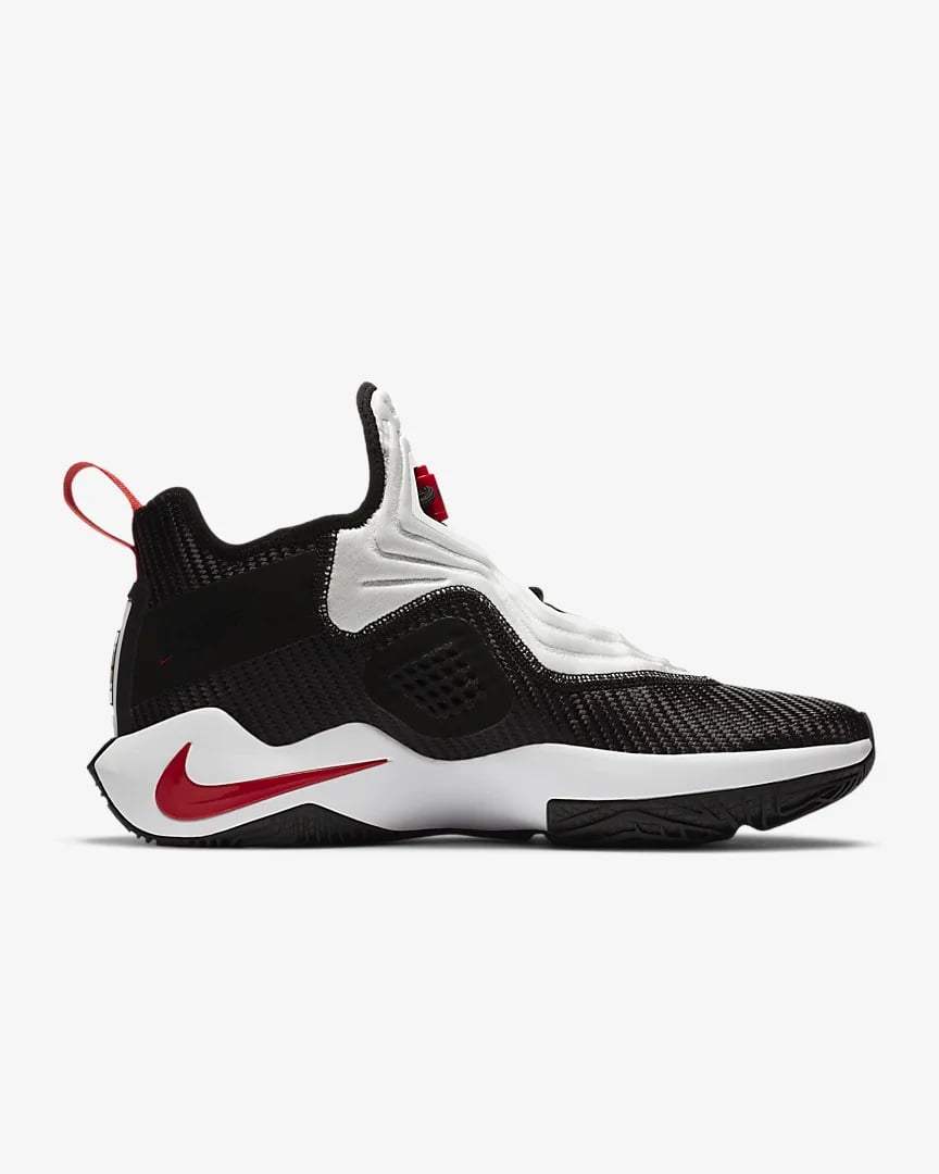 Nike Mens Lebron Soldier Basketball Black/White/Red Size 14 - Walmart.com