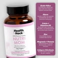 thumbnail image 3 of Nutrimom Suplemento Prenatal Health Hack con Ácido Fólico Colágeno Vitaminas y Minerales 60 Cápsulas Veganas, 3 of 7