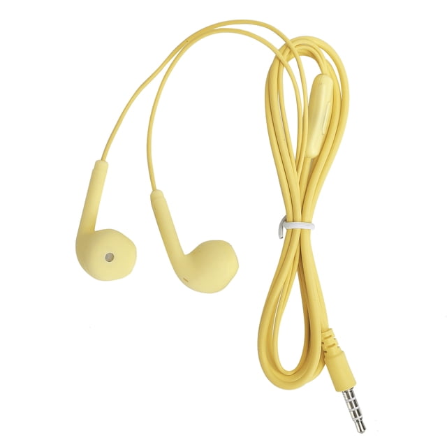 Ergonomic Small Lightweight Wired Earphone, HiFi Sound, 3.5mm Interface, Hands Free Calls, Durable ABS Material