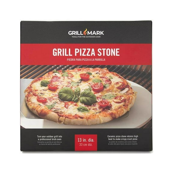 Grill Mark 8084091 13 x 13 in. Beige Corderite Stone Grill Pizza Stone