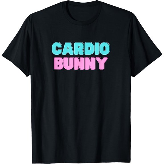 men and women can wear,Cardio Bunny T-Shirt