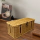 thumbnail image 4 of Imitation Vines Weaving Storage Box - Hollow Washable Storage Basket - Living Room/Bedroom/Office Desktop Organizing Box, 4 of 6